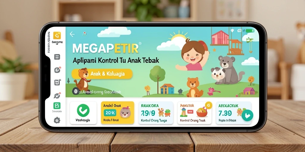 Tampilan antarmuka aplikasi MEGAPETIR yang sederhana dan mudah digunakan.