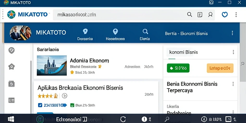 Tampilan antarmuka MIKATOTO yang informatif dan mudah digunakan.