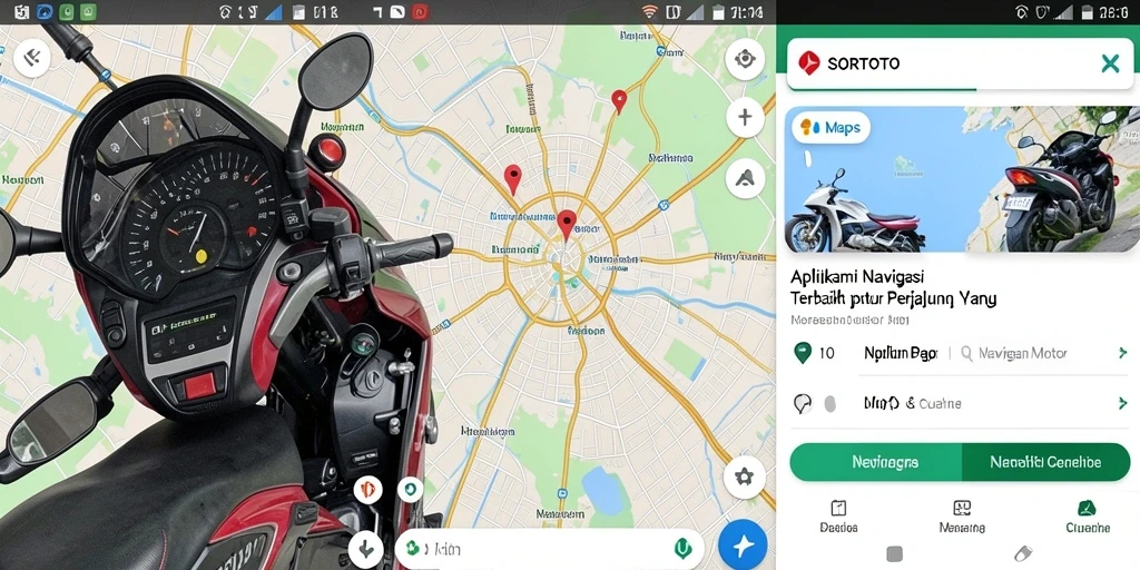 Tampilan antarmuka SORTOTO dengan fitur Navigasi Motor yang intuitif.