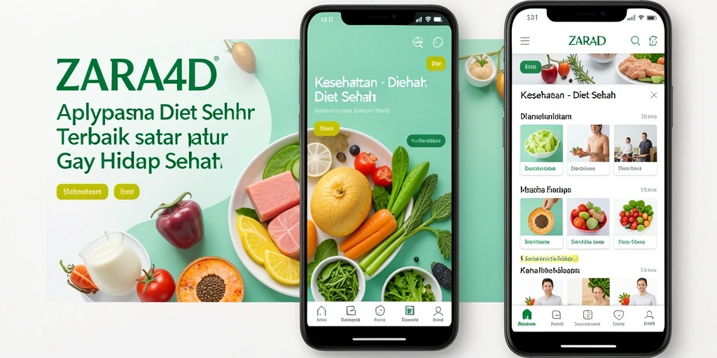 Tampilan antarmuka ZARA4D yang sederhana dan informatif.