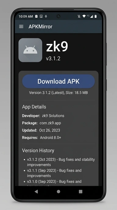 Unduh dan Instal APK zk9 Terbaru untuk Android