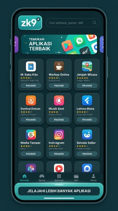 zk9 - Katalog Lengkap Aplikasi Populer & Uji Coba